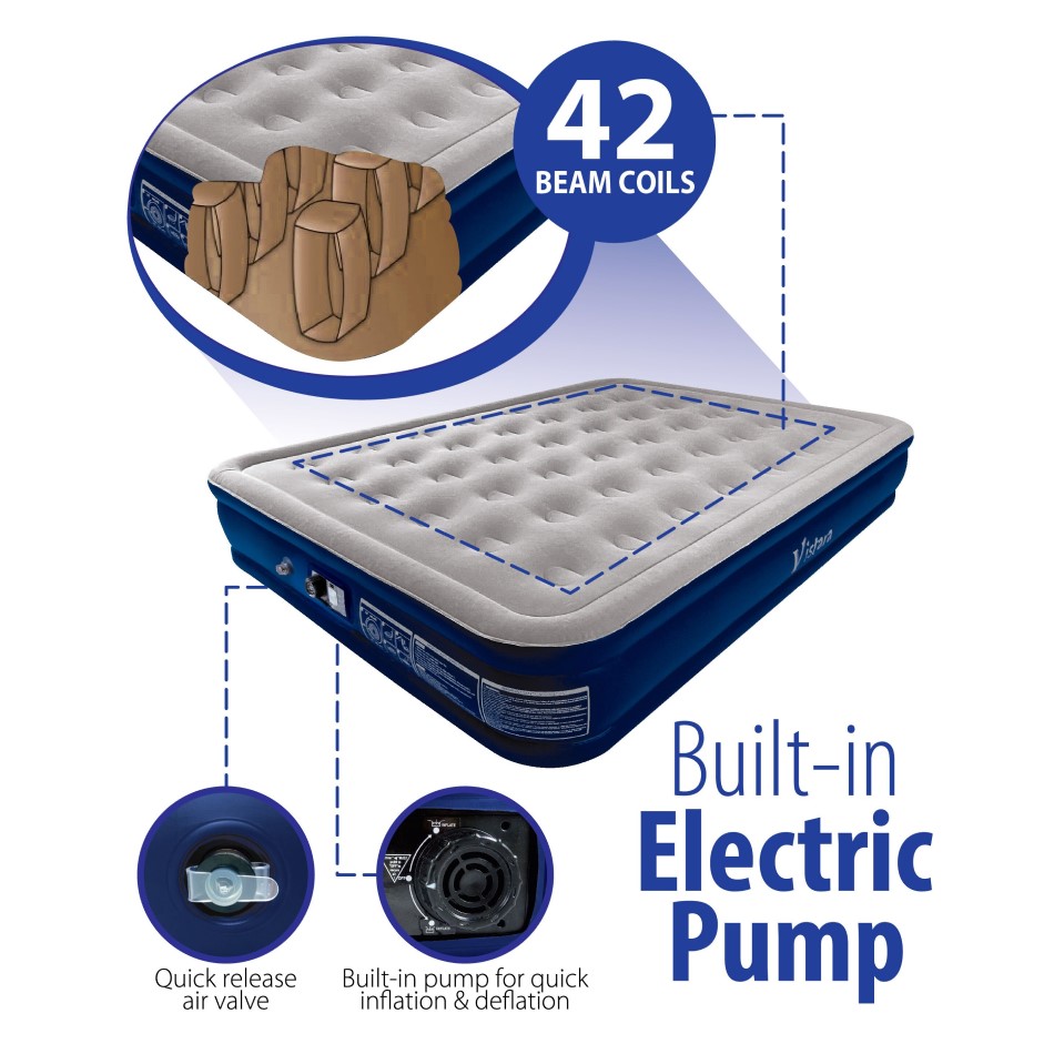 blow up bed, camping, spare bed, air matress