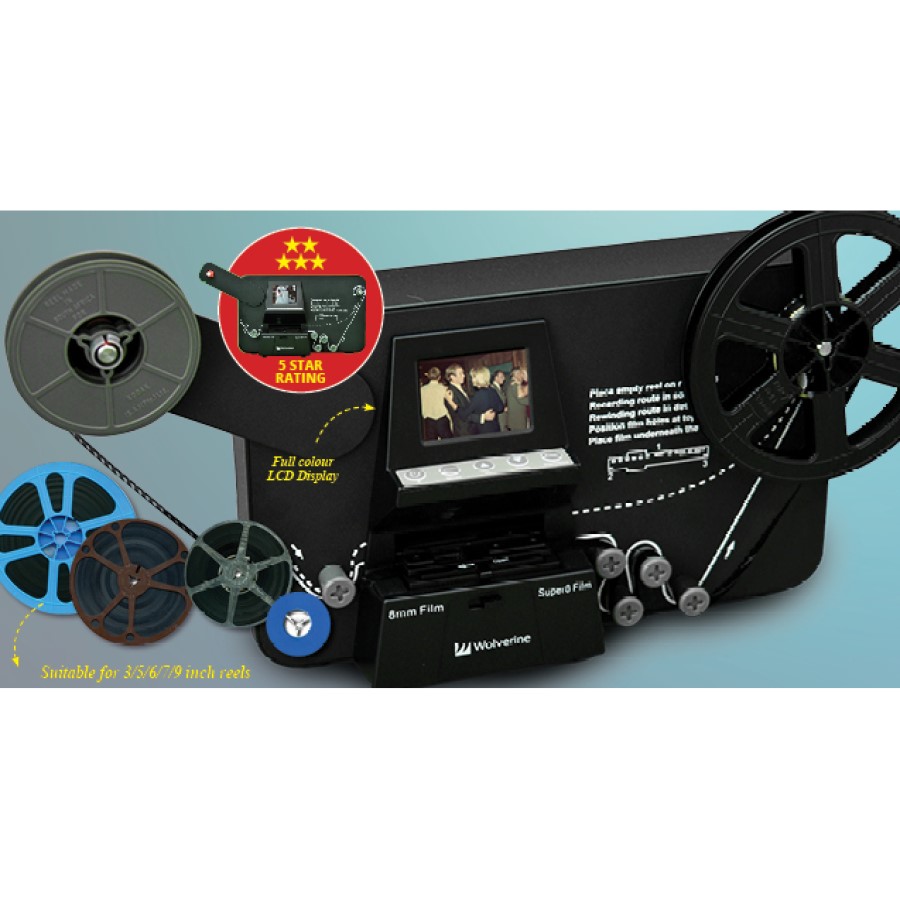 Convert 8mm & Super 8 Film to Digital Files