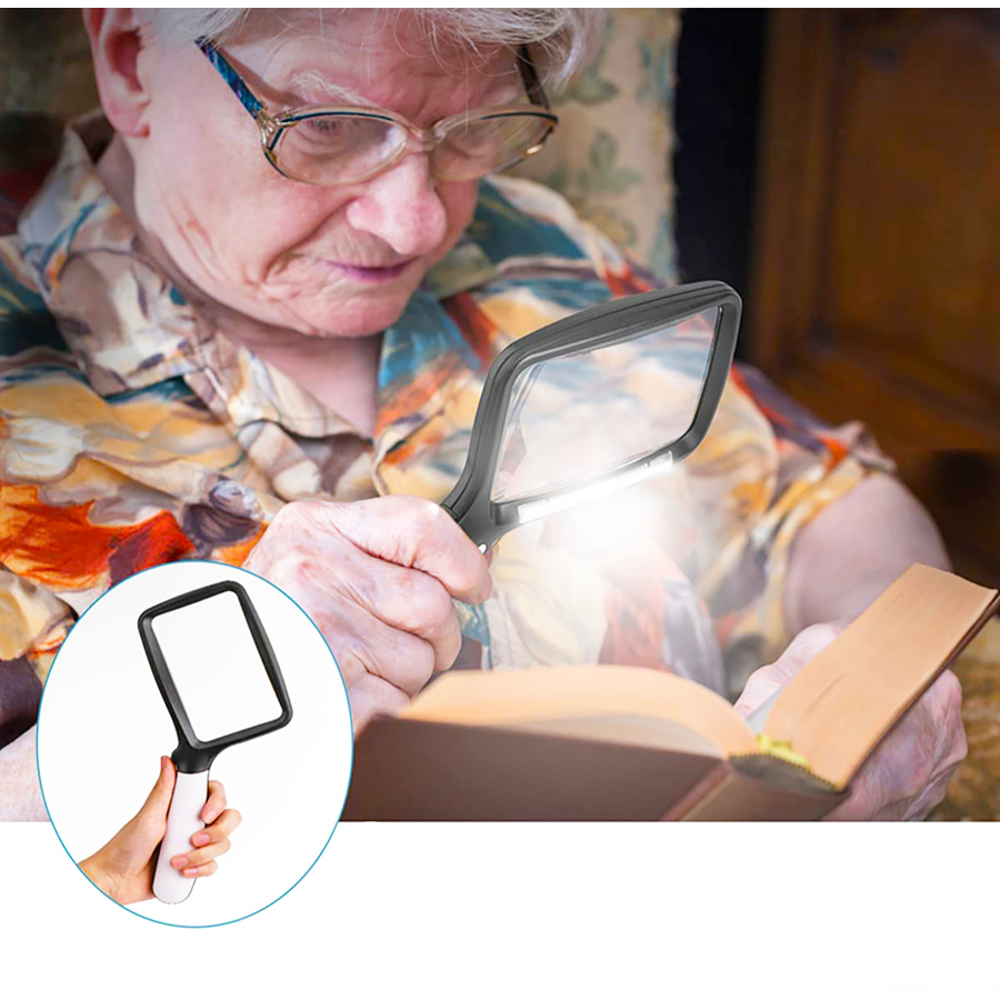 LRMF, Large Reading Magnifier, Reading, Magnifying glass
