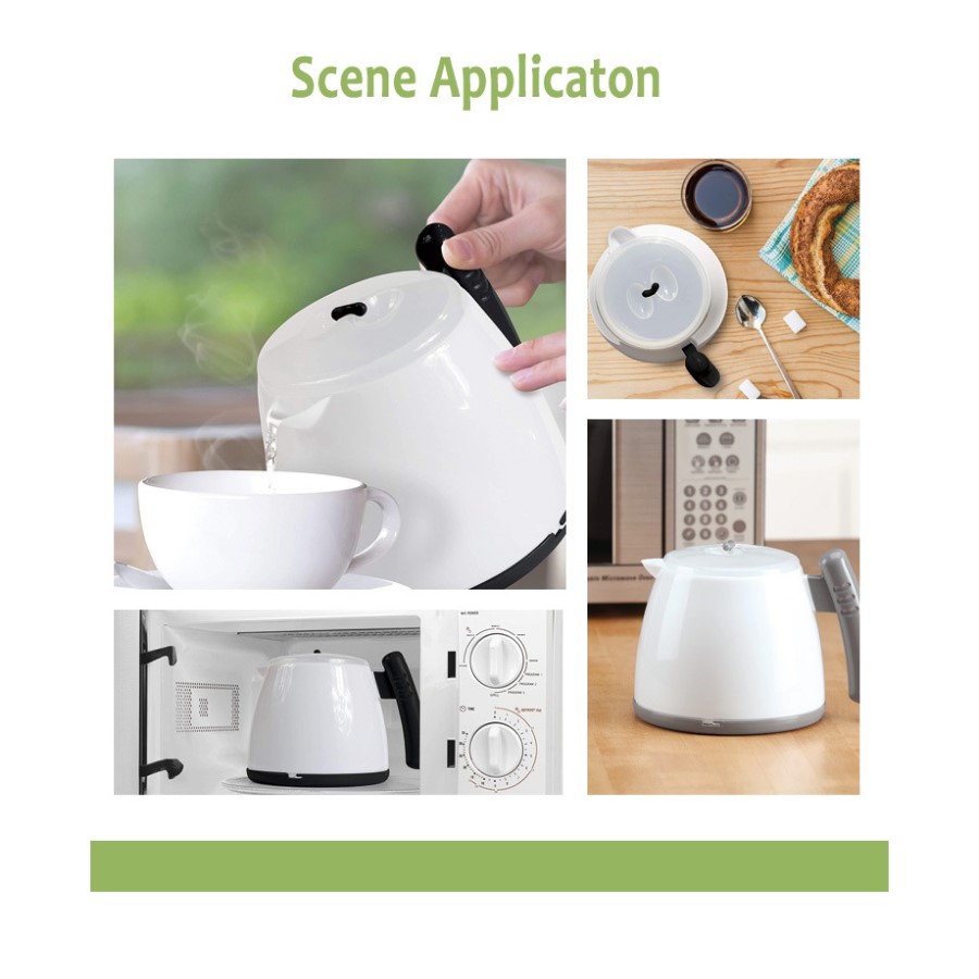 TEAK, microwave tea kettle, kitchen and dining