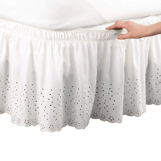 BSK, BSK K, BSK Q, BSK S/KS Elastic bed ruffle