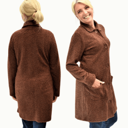 Long Cosy Boucle Jacket