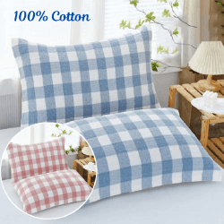 Pure Cotton Pillow Shams ( Pair)