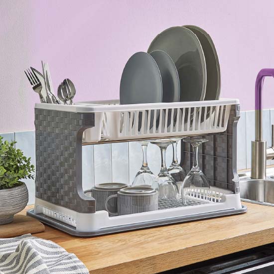 Two Tier Dish Drainer