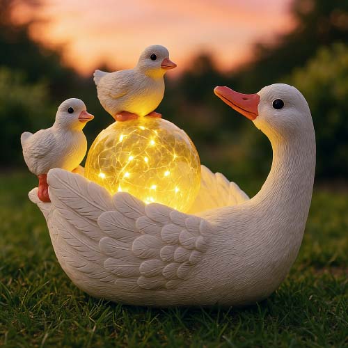 Duck Family Solar light