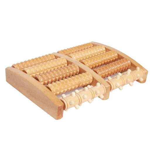 FOOTM, Wooden foot massager, foot massage, self help