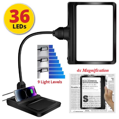 Hands-Free LED Magnifier