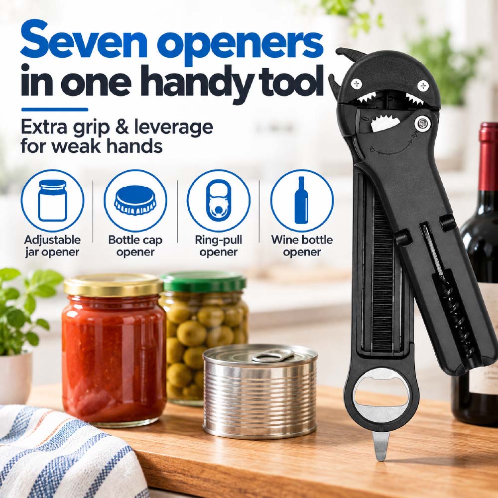 7-in-1 Jar and Bottle Opener