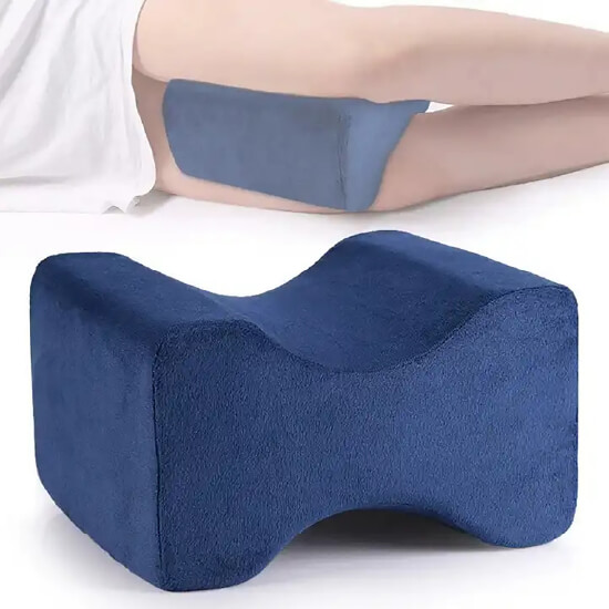 knee pillow, pillow, sleep, support