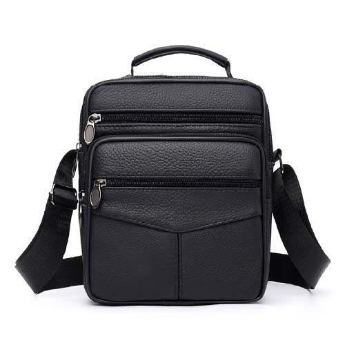 Men's Leather Messenger Bag