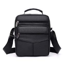 Men's Leather Messenger Bag