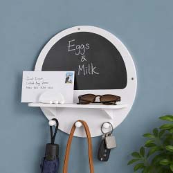 4 in1 Memo Board w 3 Chalks,white color