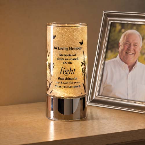 Led memorial candle