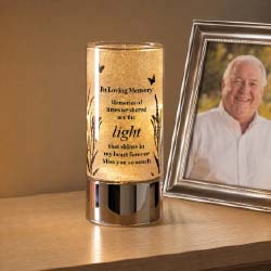 Led memorial candle