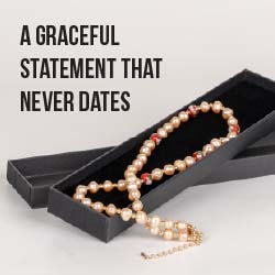 Baroque Pink Pearl Necklace