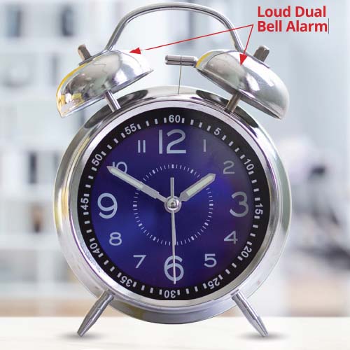 Retro Illuminated Alarm Clock