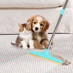 Copper Pet Hair Rake