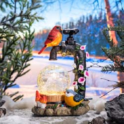 Solar Birds Tap Light