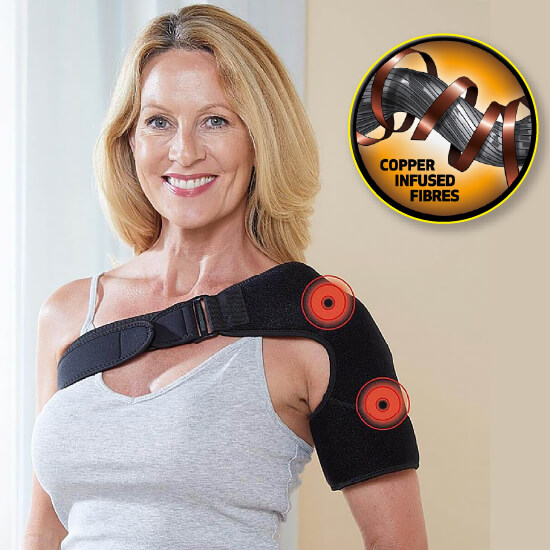 SHOUD, Copper Shoulder Support, compression