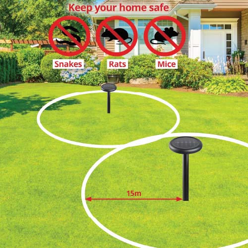 Solar Snake & Rodent Repeller  PK2
