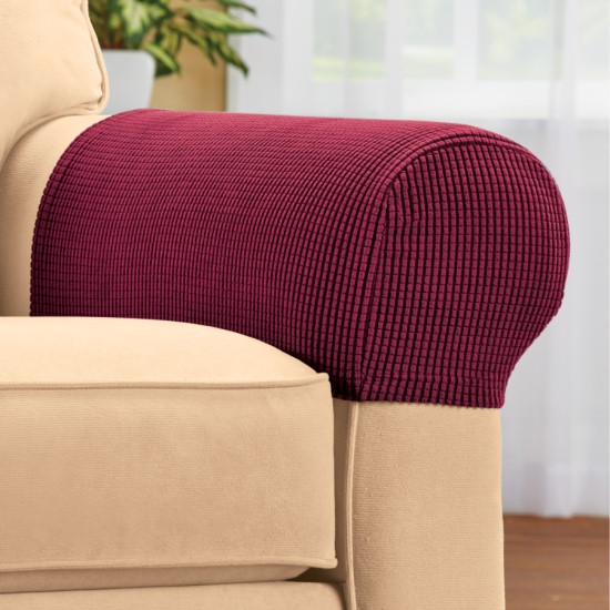 SSAC, SSAC BGD, Stretch Sofa Arm Covers Pair, Sofa Covers