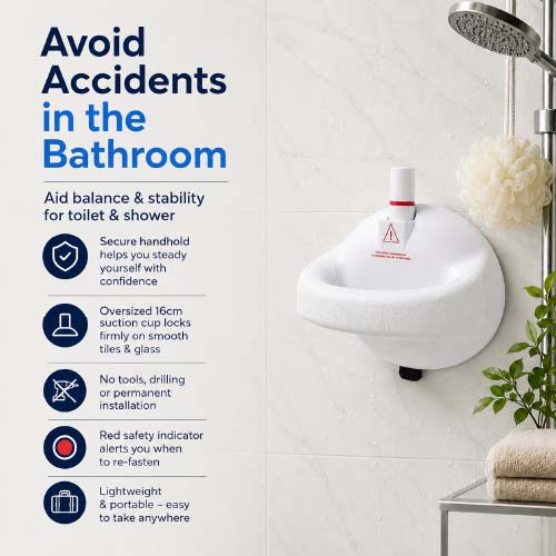 SafeVac Shower Grab Bar