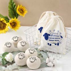 New Zealand Wool Dryer Balls 6pk
