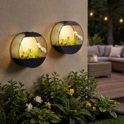 Solar Wall Planter