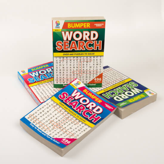 Bumper Word Search Books 4pk