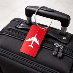 Aluminum Luggage Tag S/2